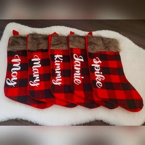 Personalized Christmas stockings